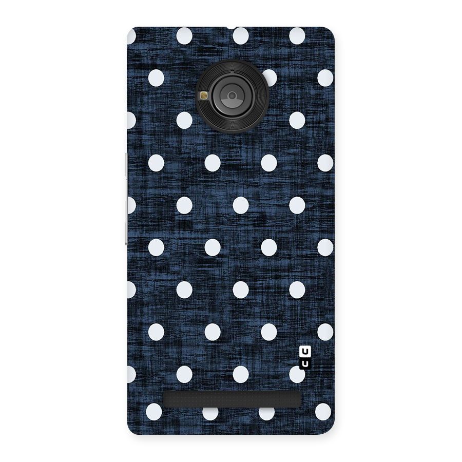 Textured Dots Back Case for Yu Yuphoria