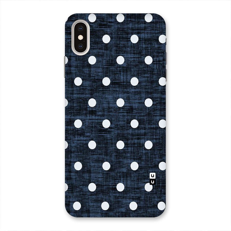 Textured Dots Back Case for iPhone XS Max