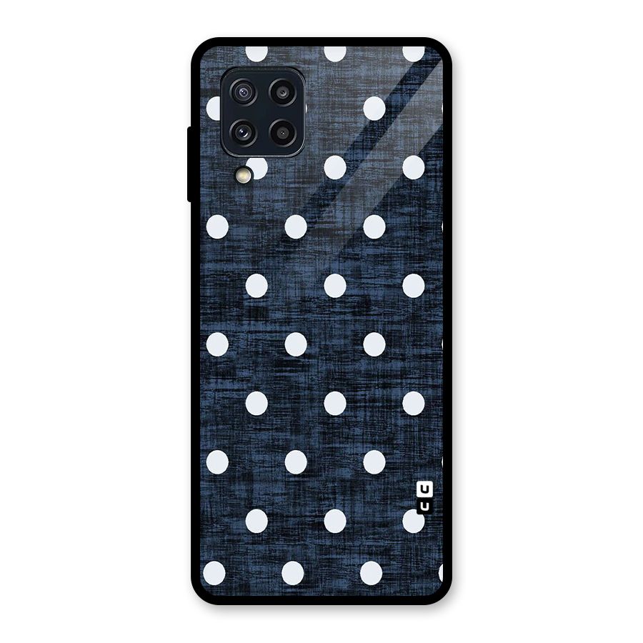 Textured Dots Glass Back Case for Galaxy M32