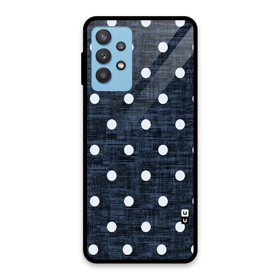 Textured Dots Glass Back Case for Galaxy M32 5G