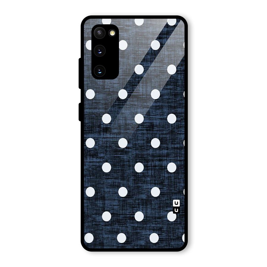 Textured Dots Glass Back Case for Galaxy S20 FE 5G