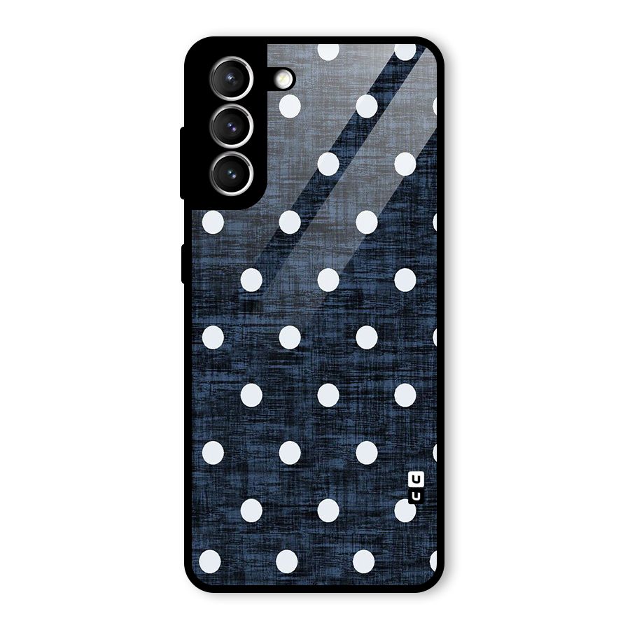 Textured Dots Glass Back Case for Galaxy S21 5G