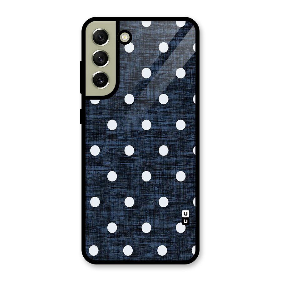 Textured Dots Glass Back Case for Galaxy S21 FE 5G