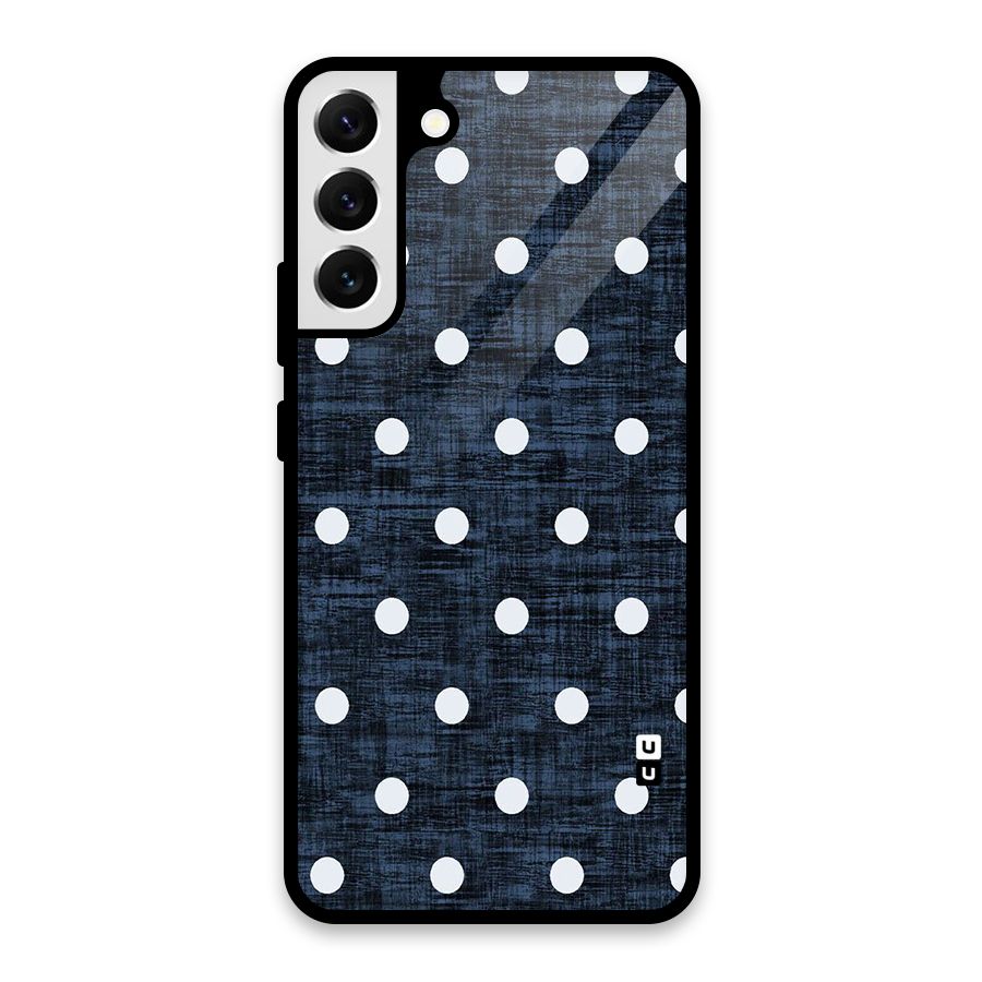Textured Dots Glass Back Case for Galaxy S22 Plus 5G