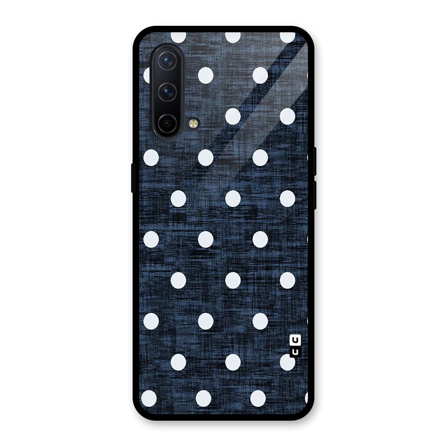 Textured Dots Glass Back Case for OnePlus Nord CE 5G