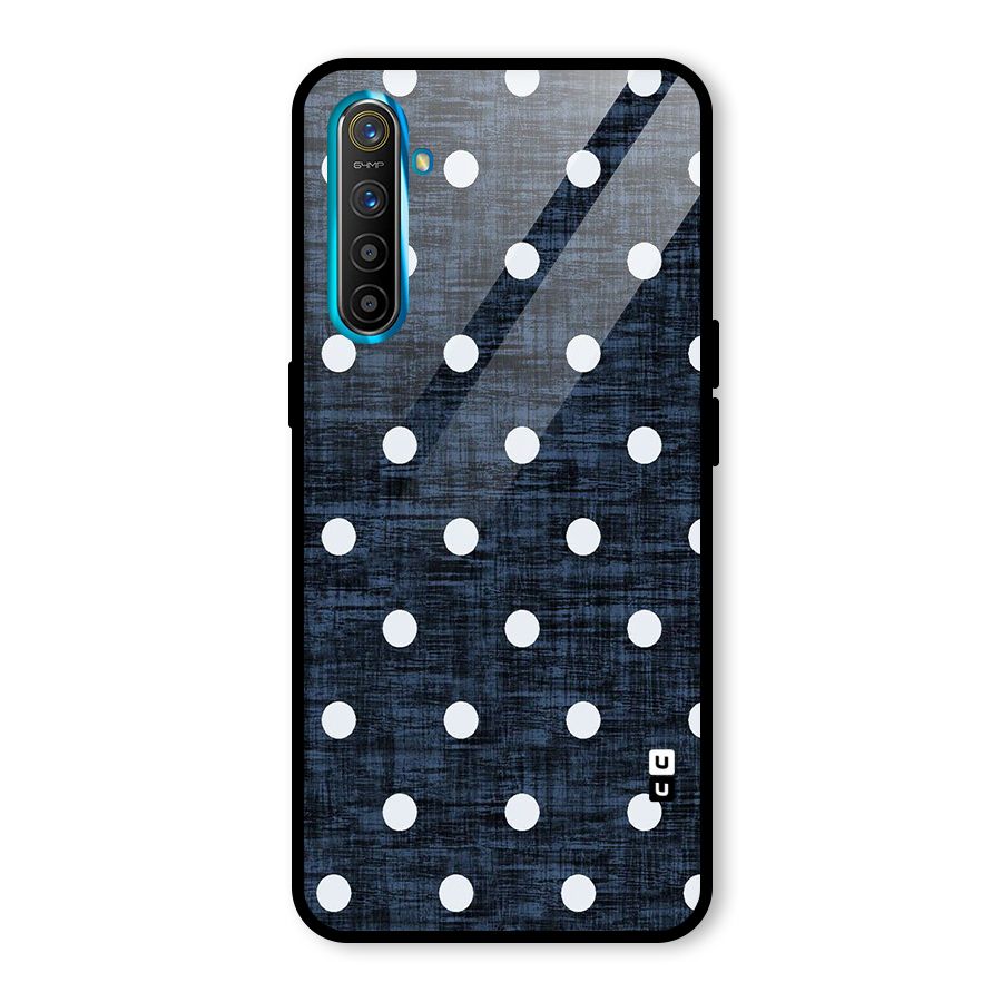 Textured Dots Glass Back Case for Realme X2