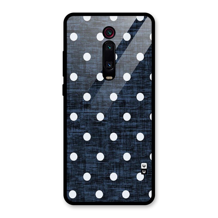 Textured Dots Glass Back Case for Redmi K20