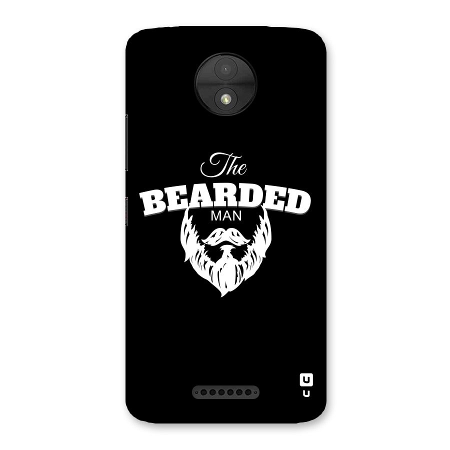 The Bearded Man Back Case for Moto C