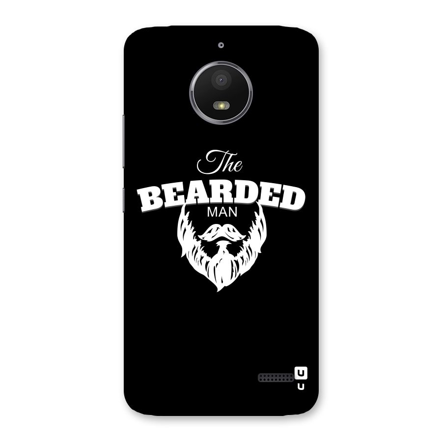 The Bearded Man Back Case for Moto E4