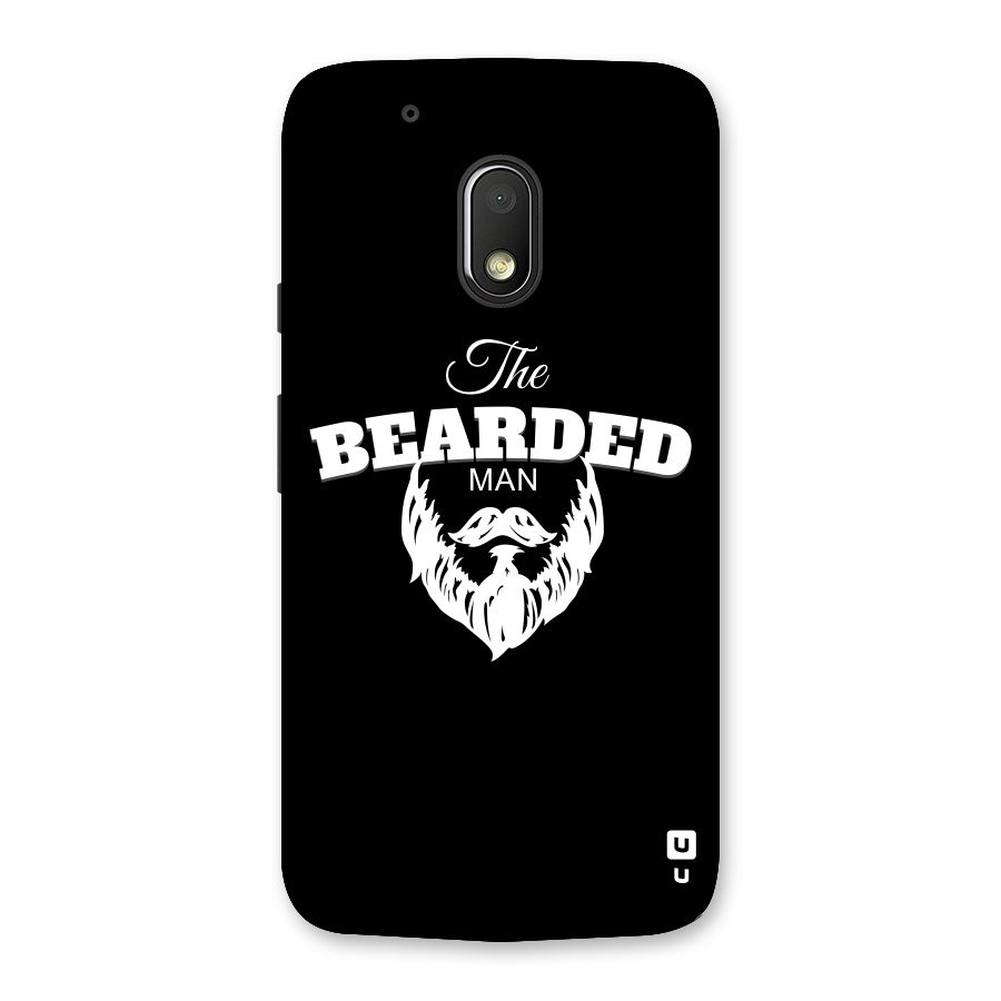 The Bearded Man Back Case for Moto G4 Play