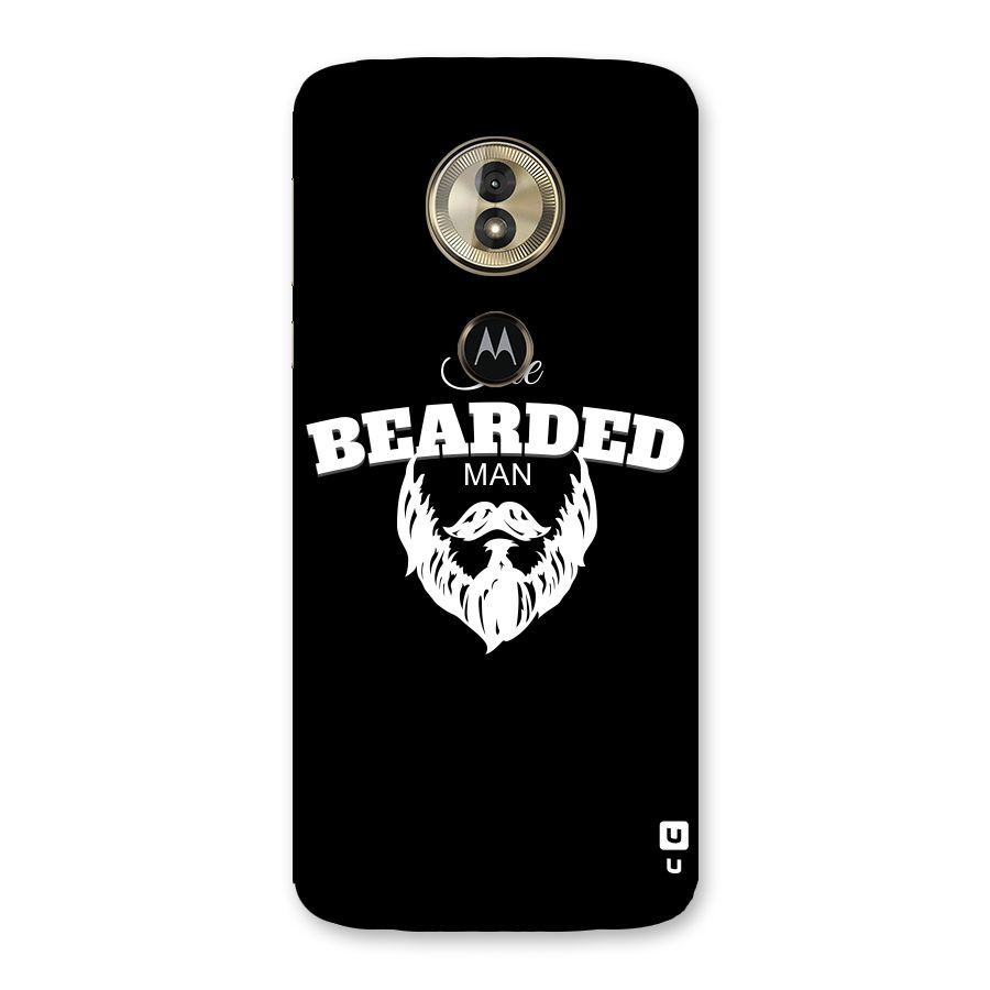 The Bearded Man Back Case for Moto G6 Play