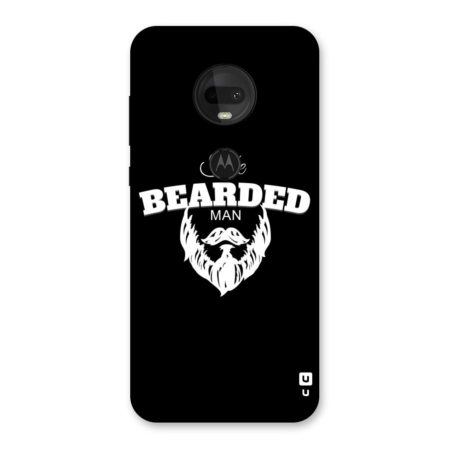The Bearded Man Back Case for Moto G7
