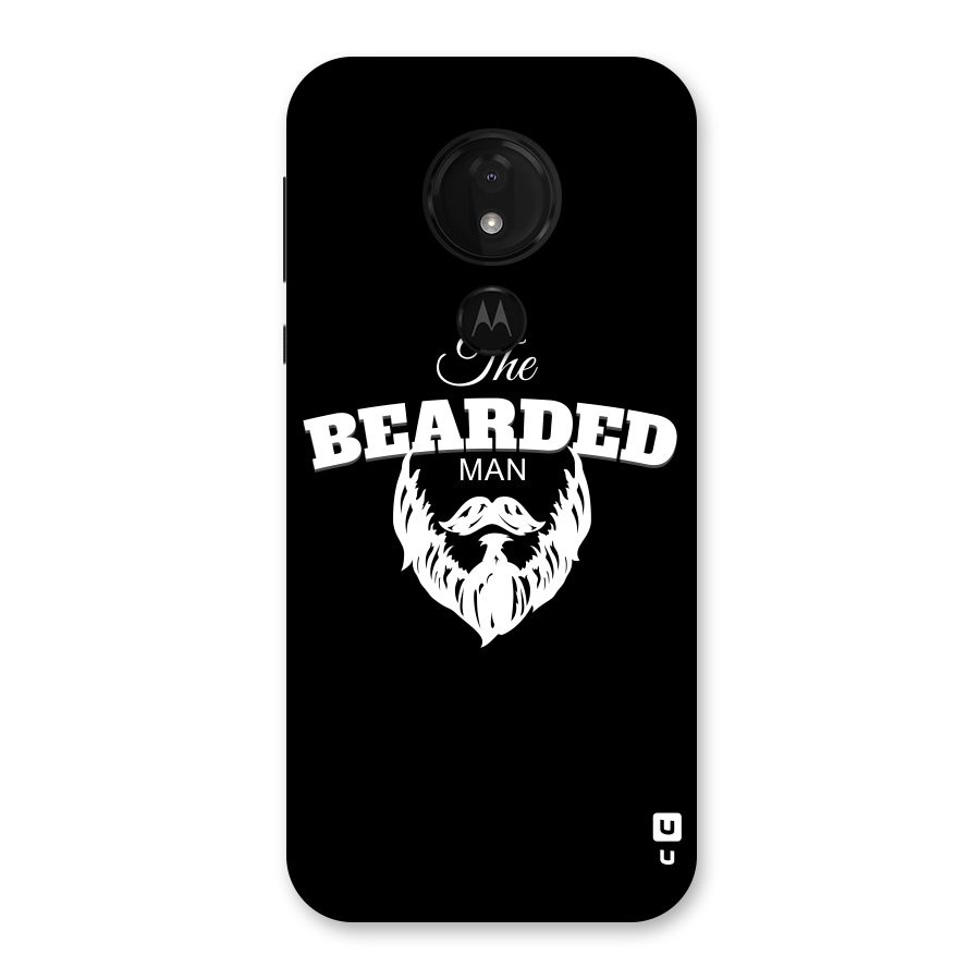 The Bearded Man Back Case for Moto G7 Power