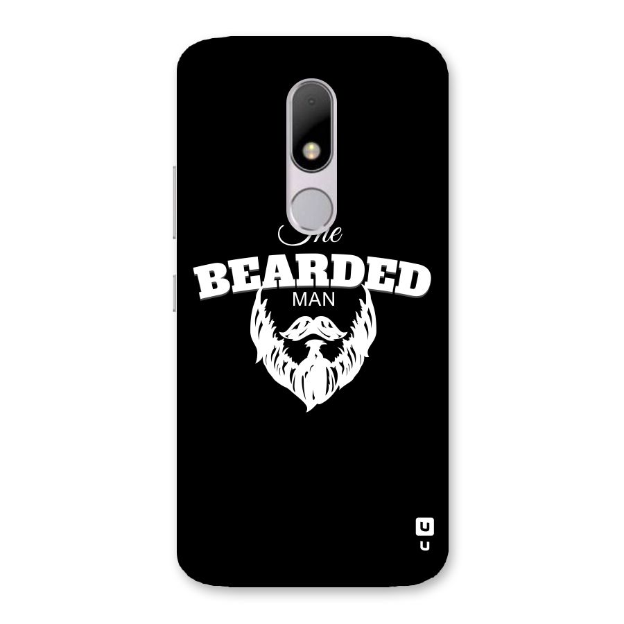 The Bearded Man Back Case for Moto M