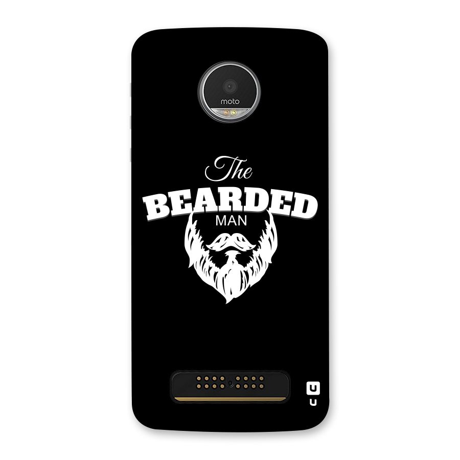 The Bearded Man Back Case for Moto Z Play