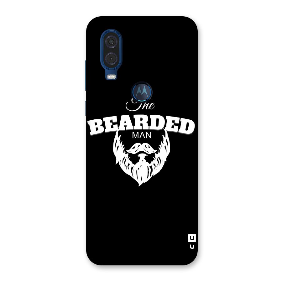 The Bearded Man Back Case for Motorola One Vision