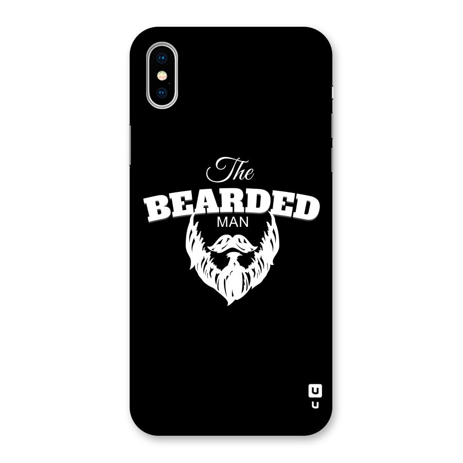The Bearded Man Back Case for iPhone XS