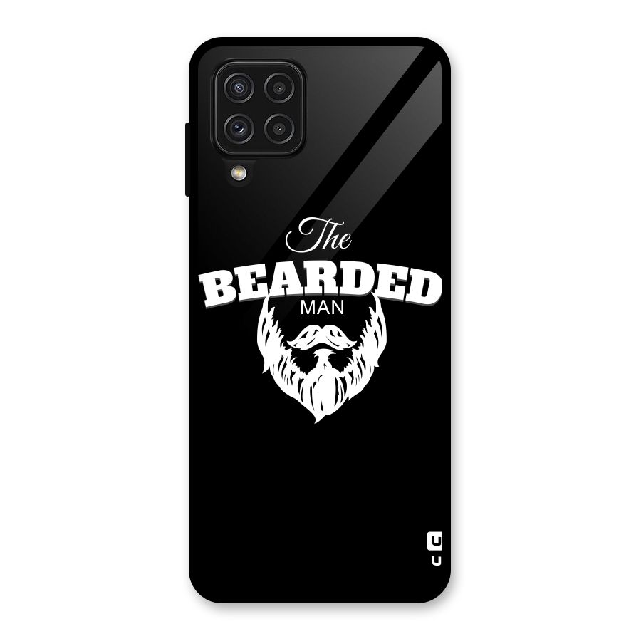 The Bearded Man Glass Back Case for Galaxy A22 4G