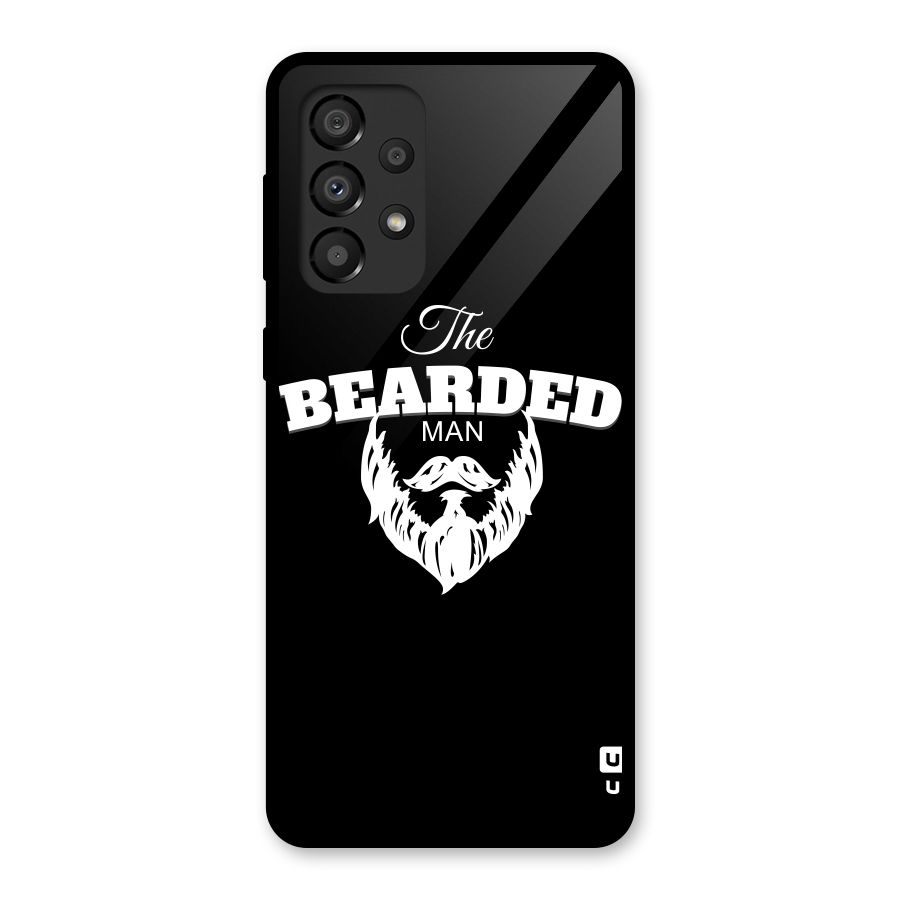 The Bearded Man Glass Back Case for Galaxy A33 5G