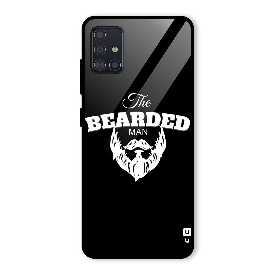 The Bearded Man Glass Back Case for Galaxy A51