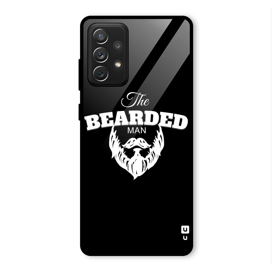 The Bearded Man Glass Back Case for Galaxy A72