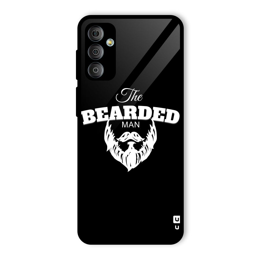 The Bearded Man Glass Back Case for Galaxy F23