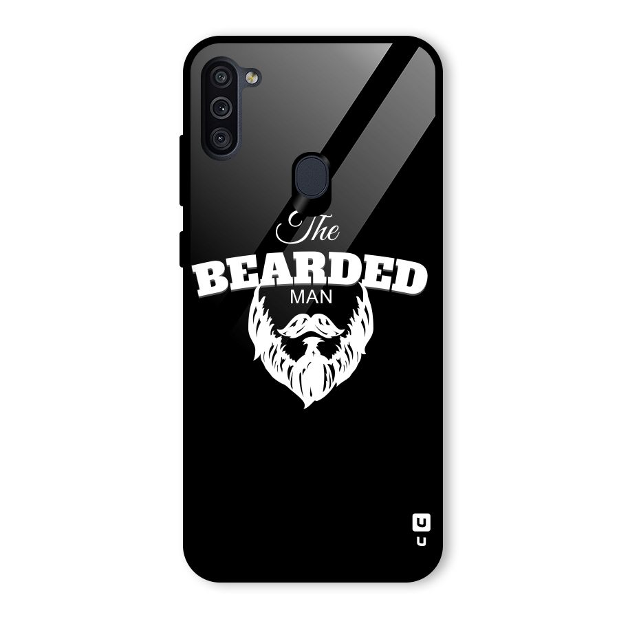 The Bearded Man Glass Back Case for Galaxy M11