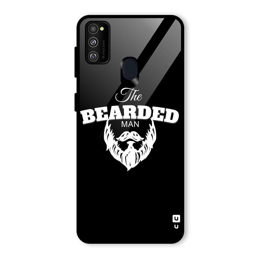 The Bearded Man Glass Back Case for Galaxy M30s