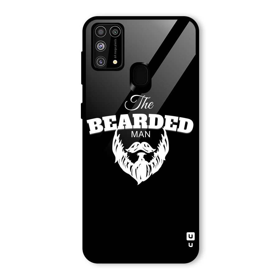 The Bearded Man Glass Back Case for Galaxy M31