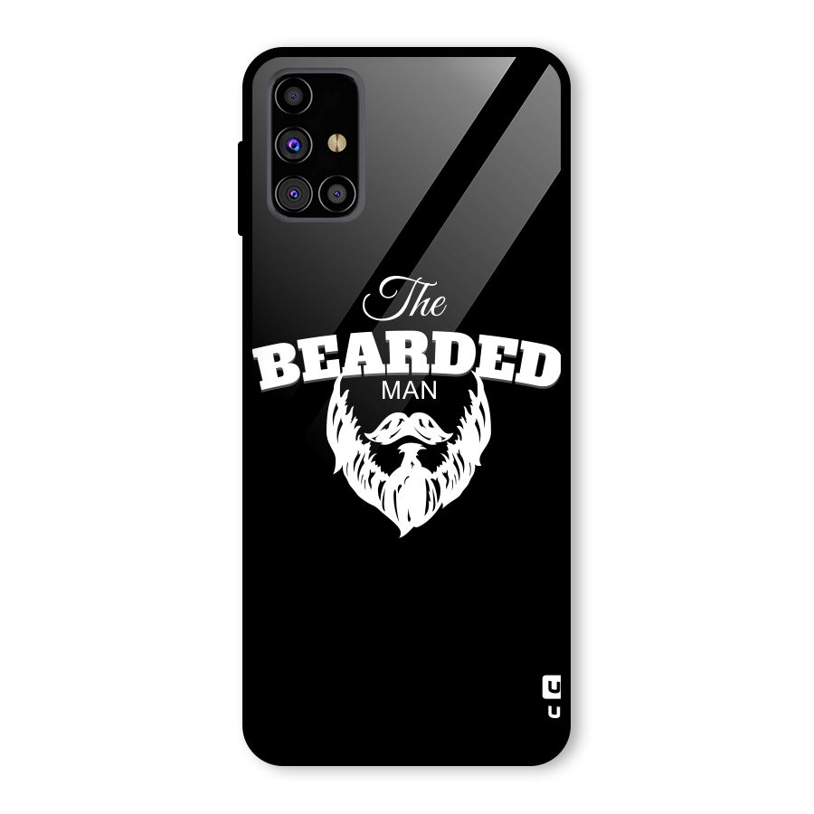 The Bearded Man Glass Back Case for Galaxy M31s