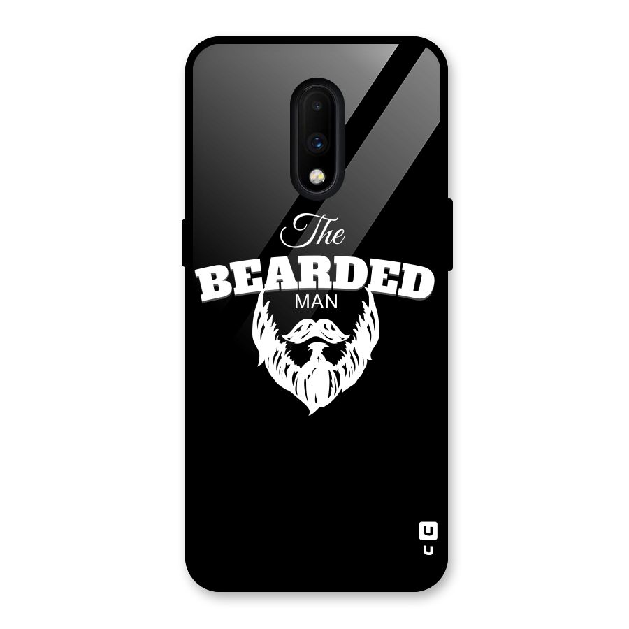 The Bearded Man Glass Back Case for OnePlus 7