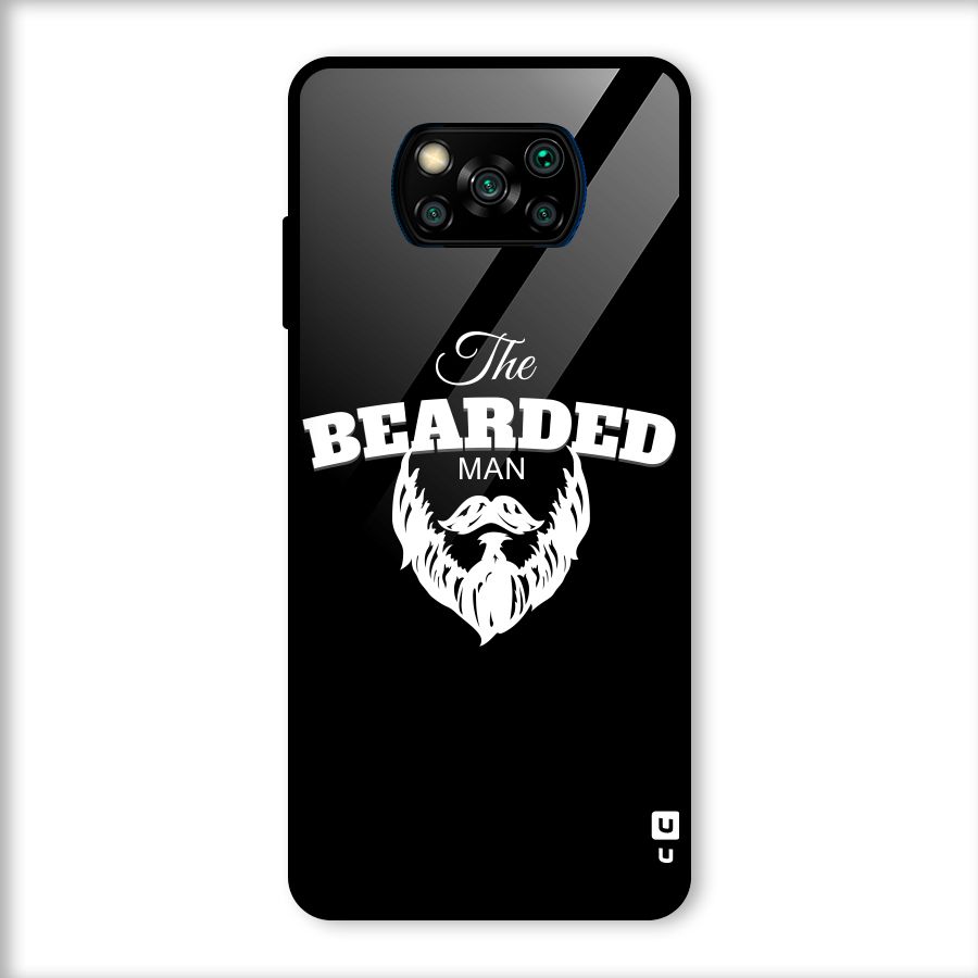 The Bearded Man Glass Back Case for Poco X3