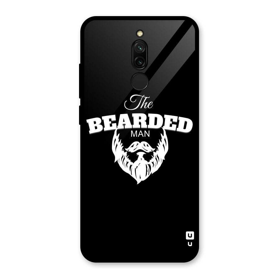 The Bearded Man Glass Back Case for Redmi 8