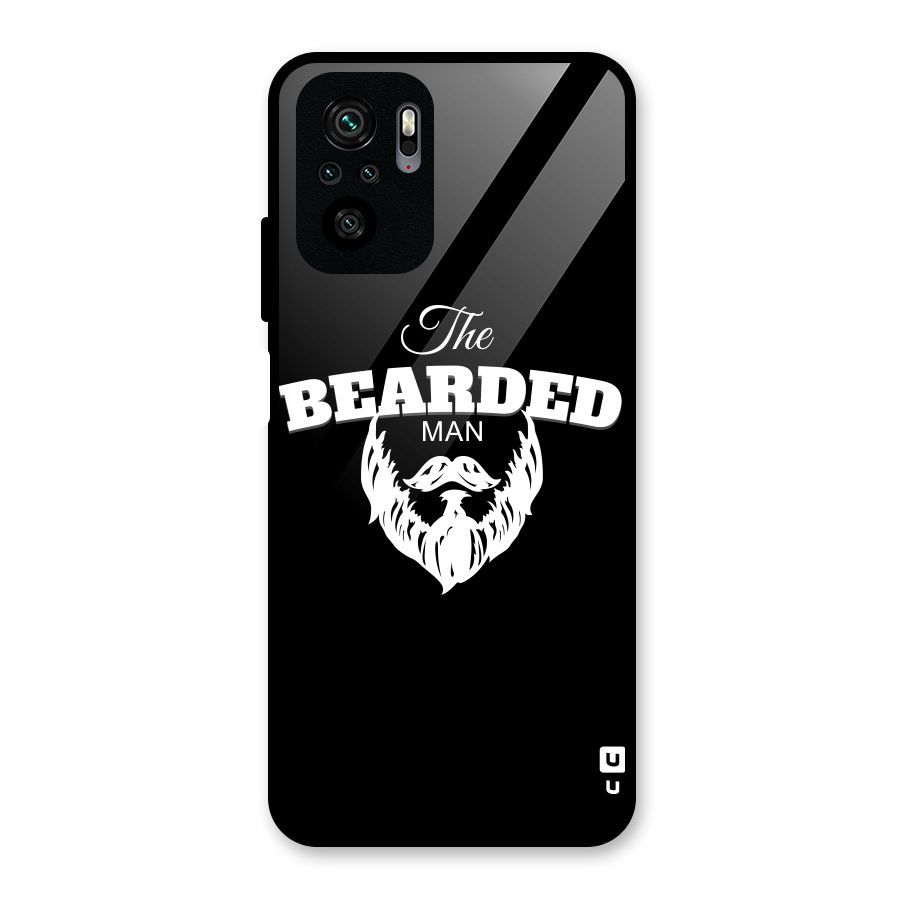 The Bearded Man Glass Back Case for Redmi Note 10S