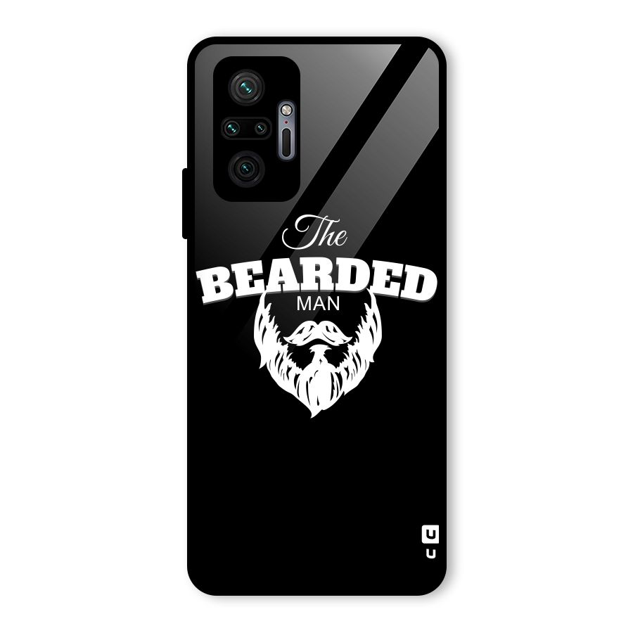 The Bearded Man Glass Back Case for Redmi Note 10 Pro
