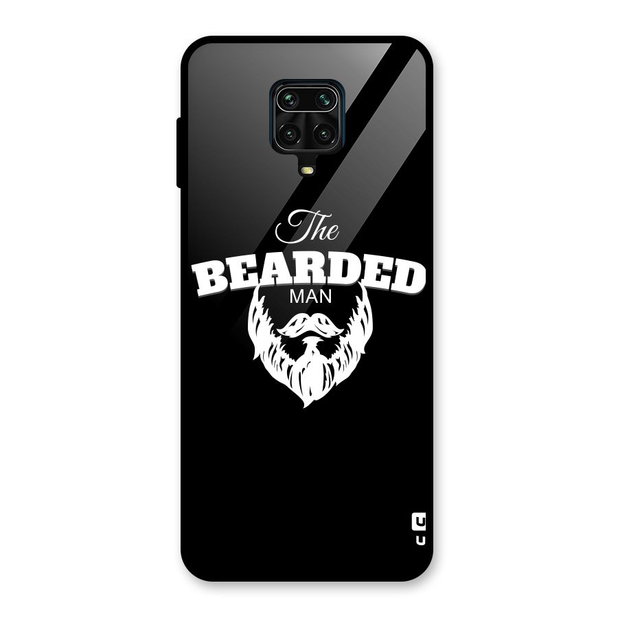 The Bearded Man Glass Back Case for Redmi Note 9 Pro
