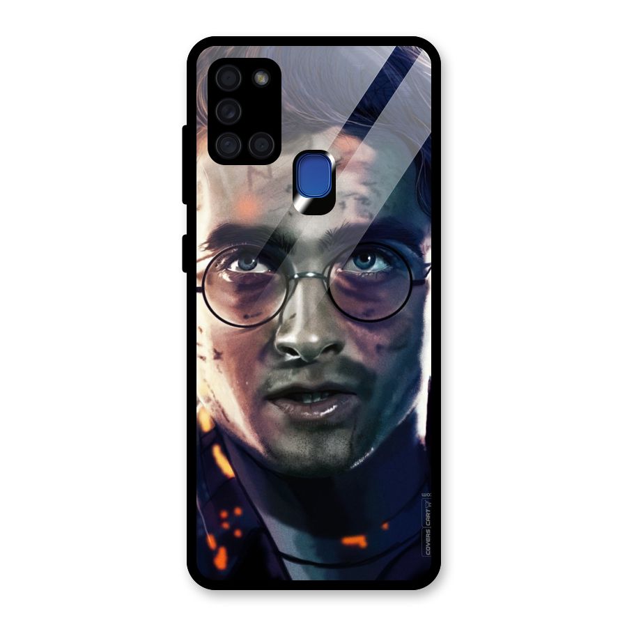 The Boy Who Lived Glass Back Case for Galaxy A21s