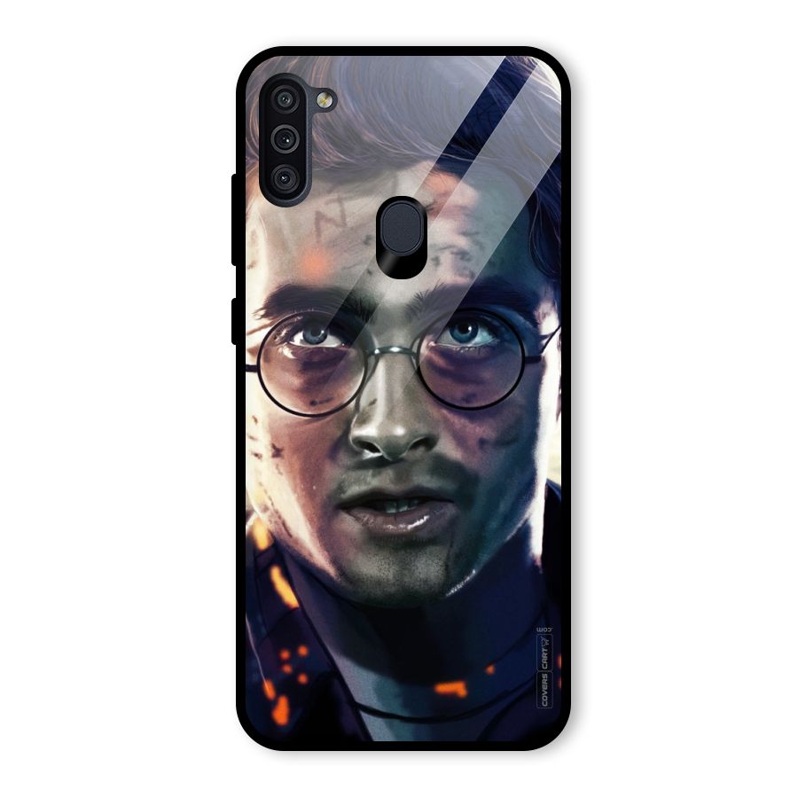 The Boy Who Lived Glass Back Case for Galaxy M11