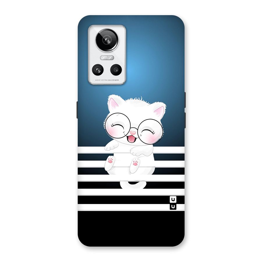 The Cat on Stripes Back Case for Realme GT Neo 3