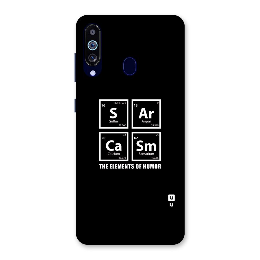 The Elements of Humor Back Case for Galaxy A60