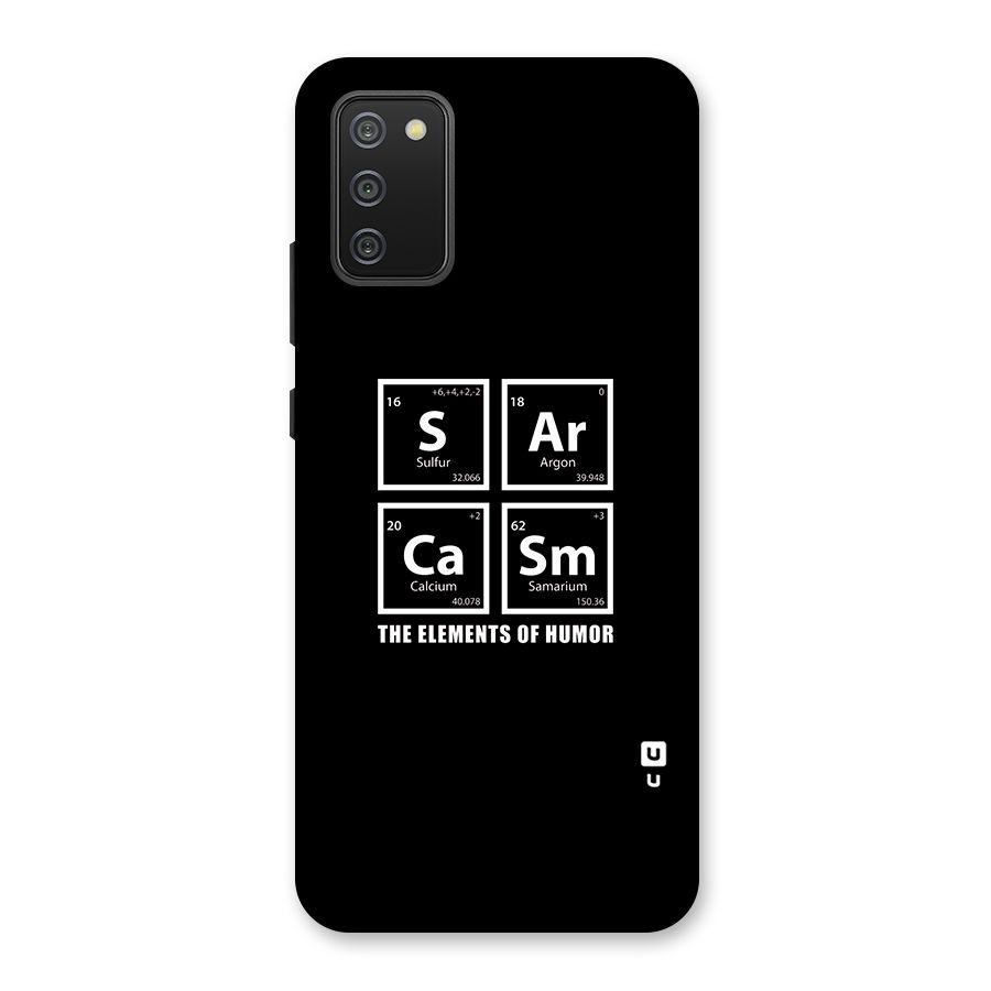 The Elements of Humor Back Case for Galaxy M02s
