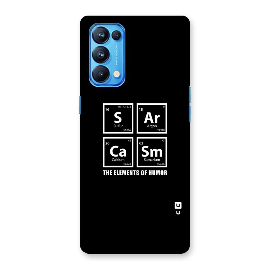 The Elements of Humor Back Case for Oppo Reno5 Pro 5G