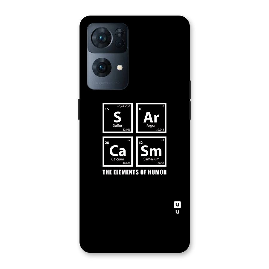 The Elements of Humor Back Case for Oppo Reno7 Pro 5G