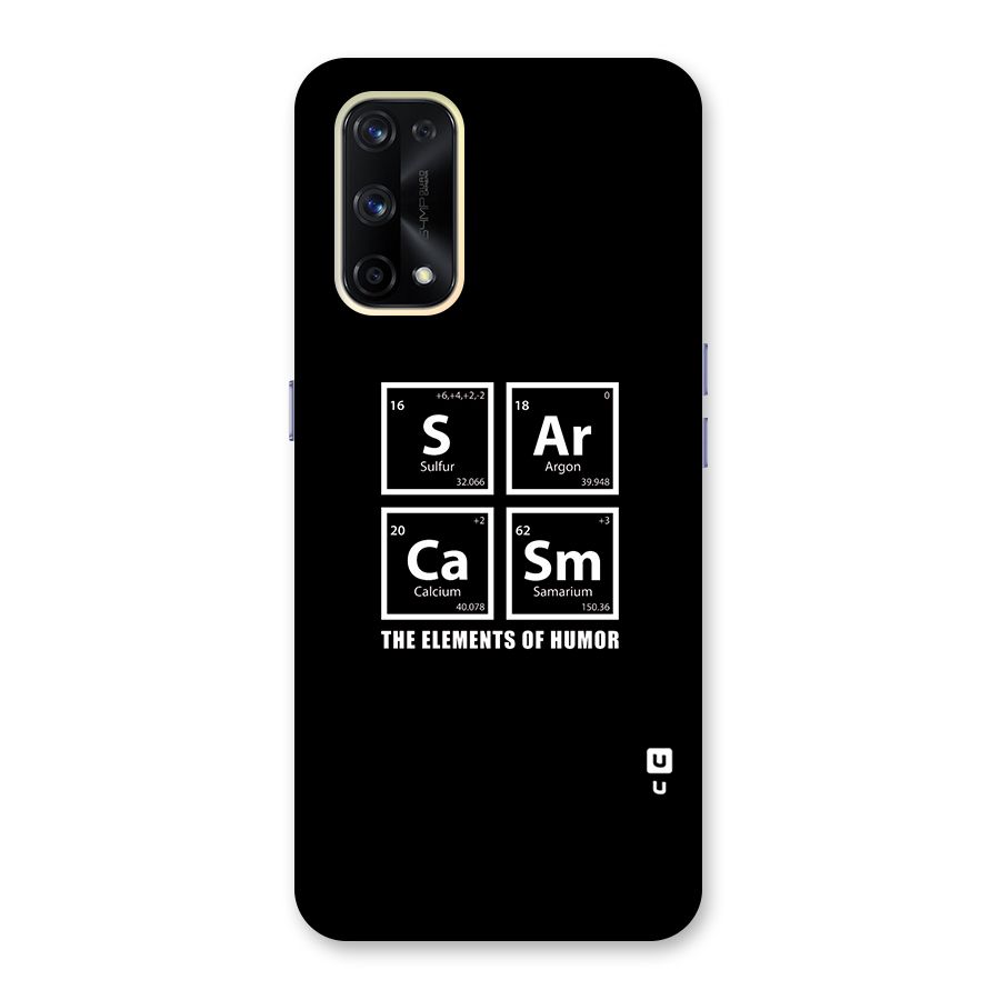 The Elements of Humor Glass Back Case for Realme X7 Pro