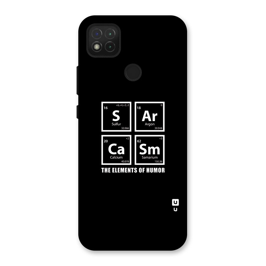 The Elements of Humor Back Case for Redmi 9C