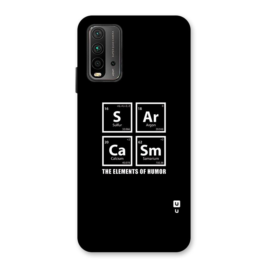The Elements of Humor Back Case for Redmi 9 Power