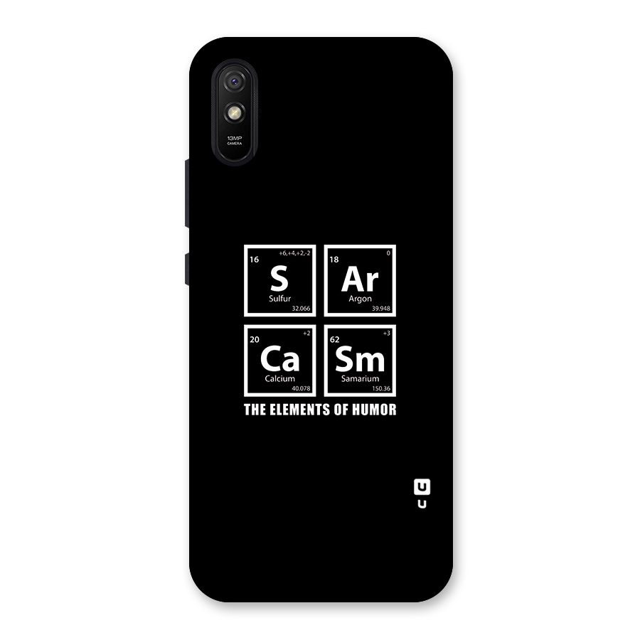 The Elements of Humor Back Case for Redmi 9i