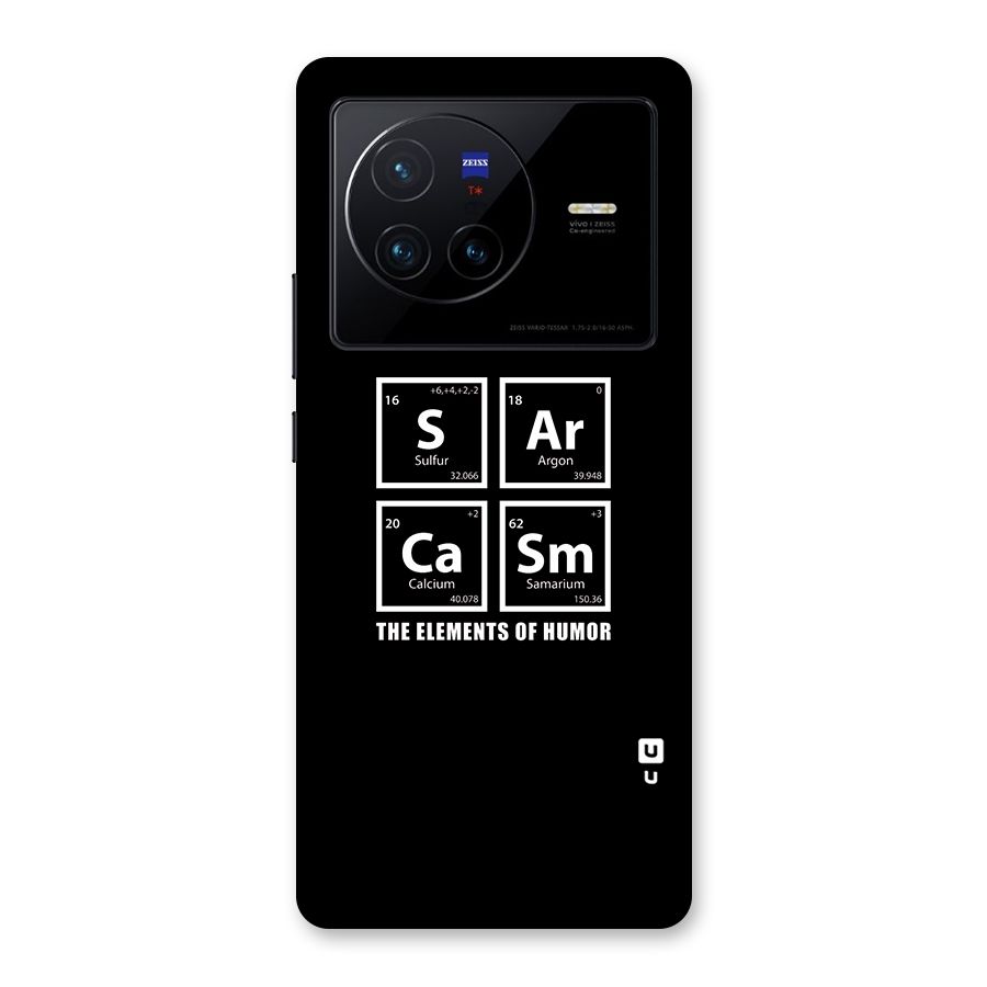 The Elements of Humor Back Case for Vivo X80