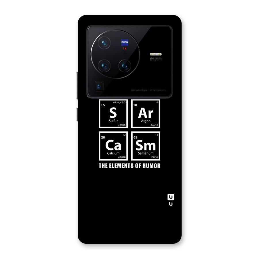 The Elements of Humor Back Case for Vivo X80 Pro
