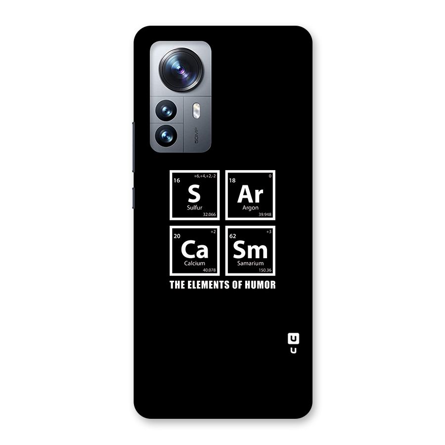 The Elements of Humor Back Case for Xiaomi 12 Pro